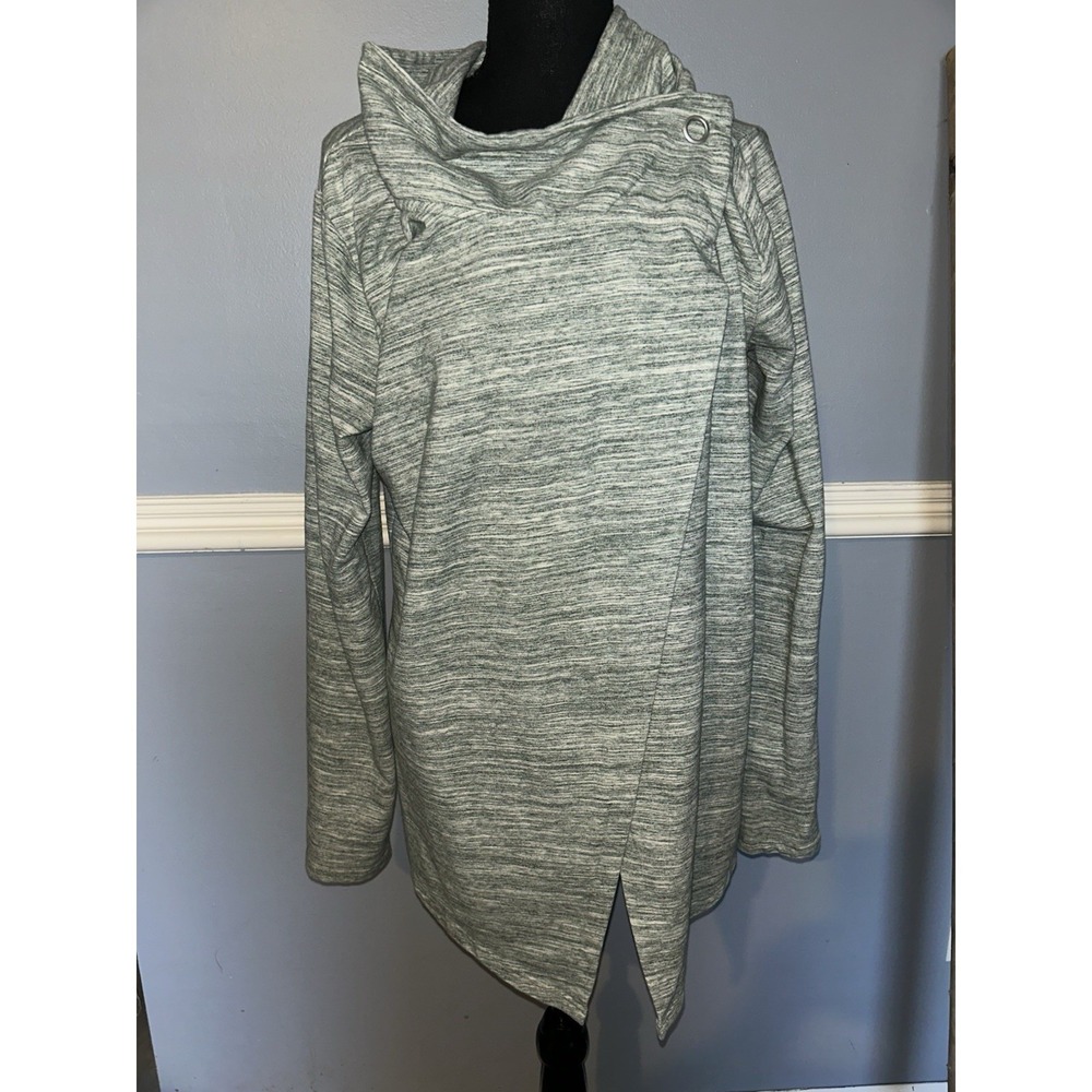 Danskin Now Womens XXL lot of 2 Asymmetric Wrap Cardigan Jacket 1070669